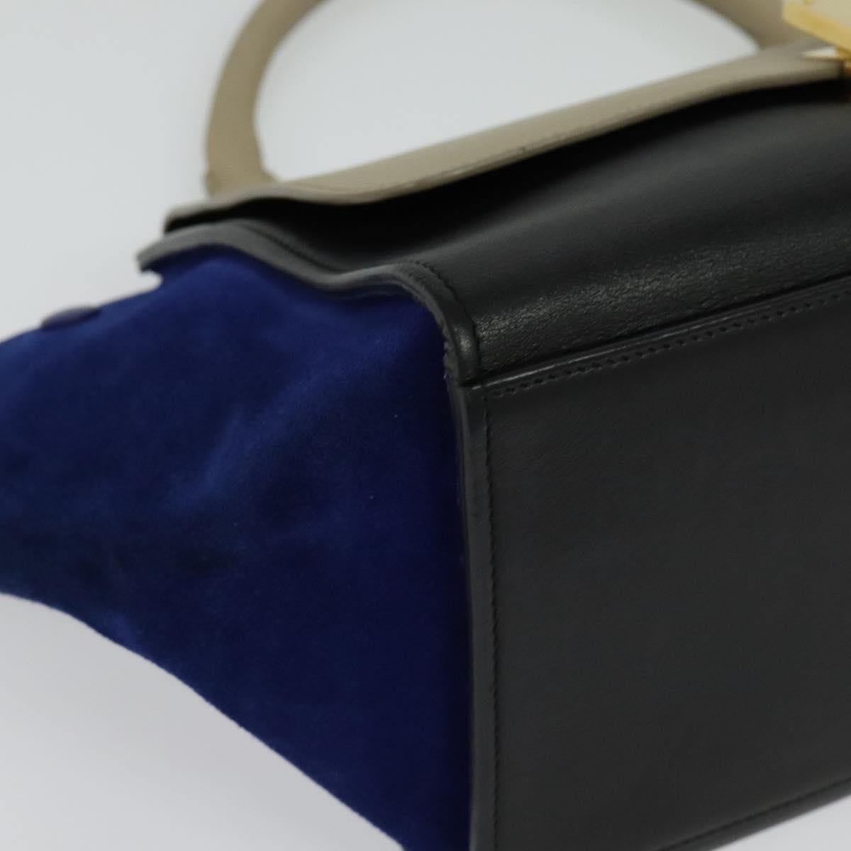 Céline Trapèze, Multicolour, Leather, handbag