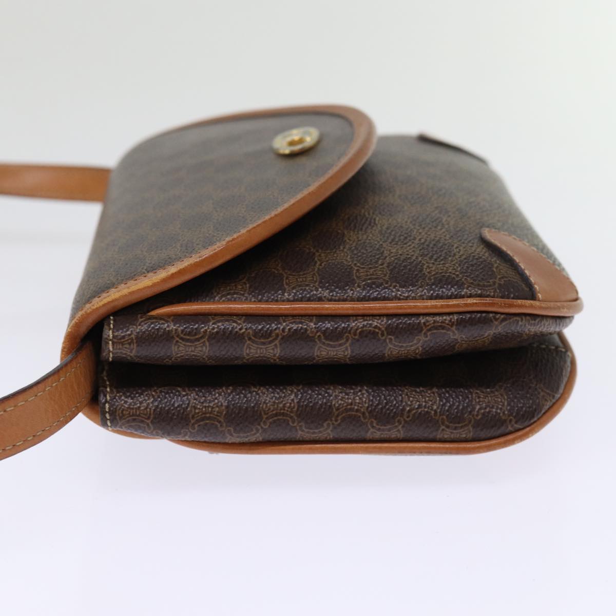 Céline Macadam, Brown, Canvas, shoulder