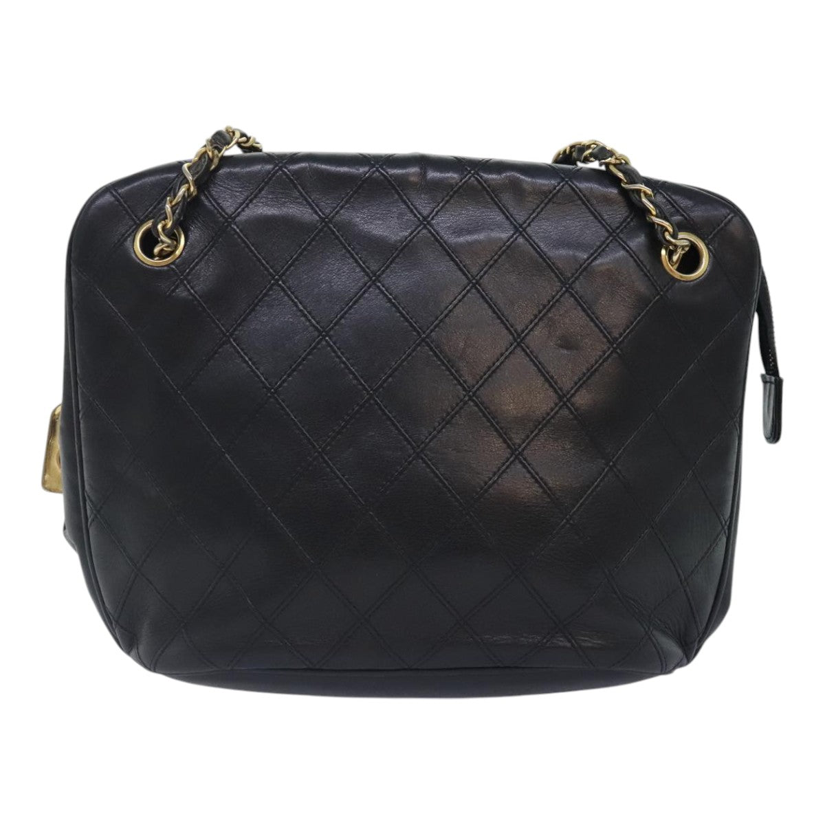 Chanel Cc, Black, Calfskin, tote