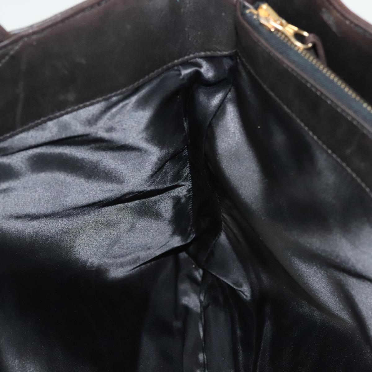 Chanel, "BROWN,GOLD", Leather, tote