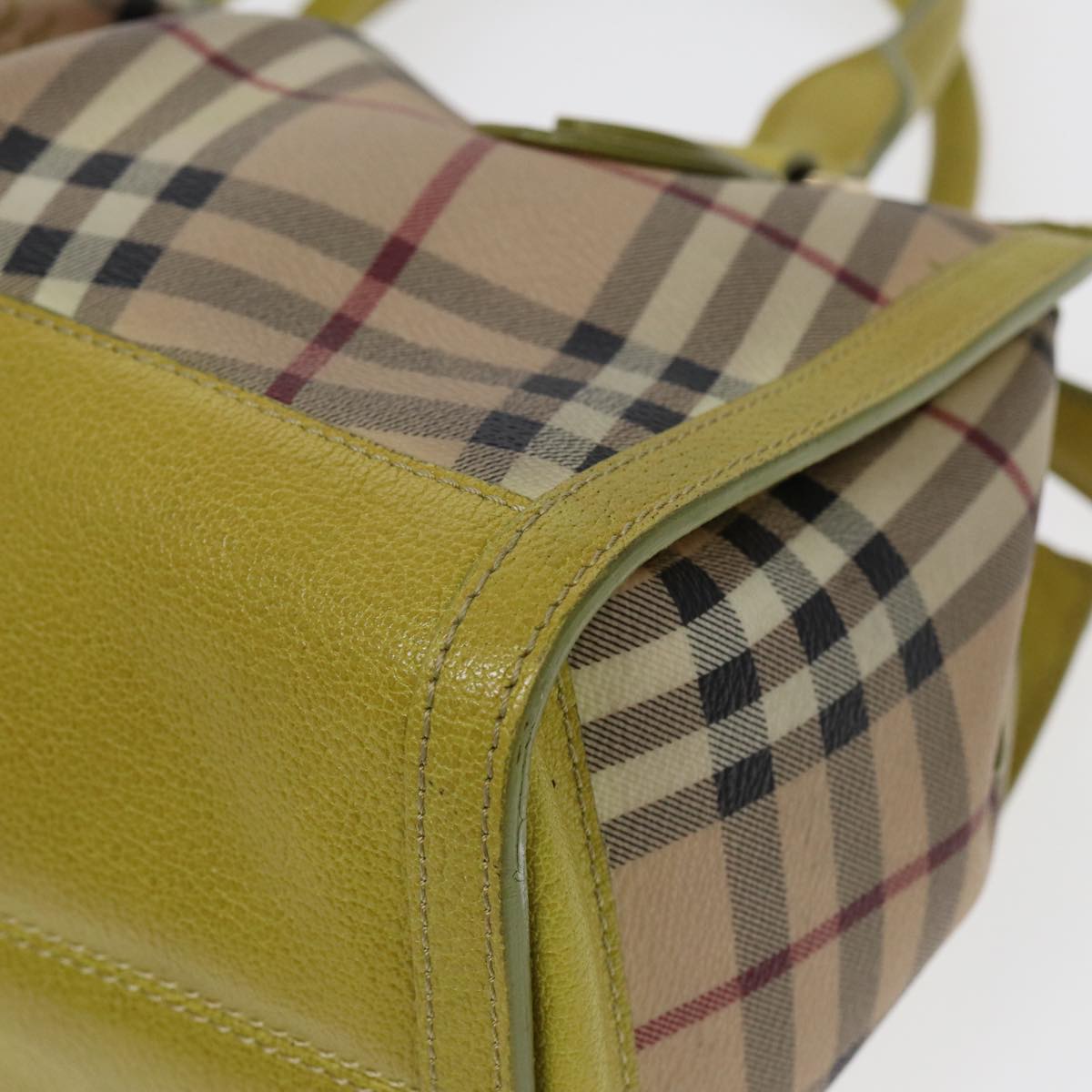 Burberry Nova Check, Beige, Canvas, handbag