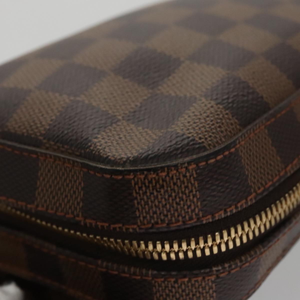 Louis Vuitton Geronimos, Brown, Canvas, shoulder