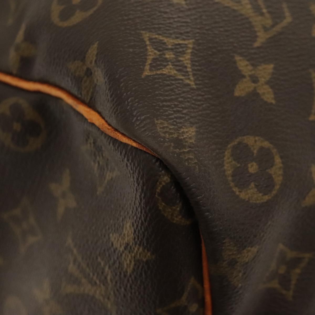 Louis Vuitton Keepall Bandoulière 60, Brown, Canvas, travel