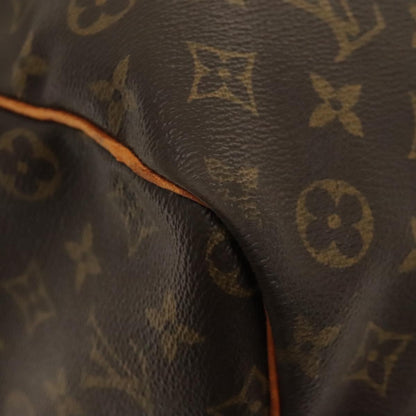 Louis Vuitton Keepall Bandoulière 60, Brown, Canvas, travel