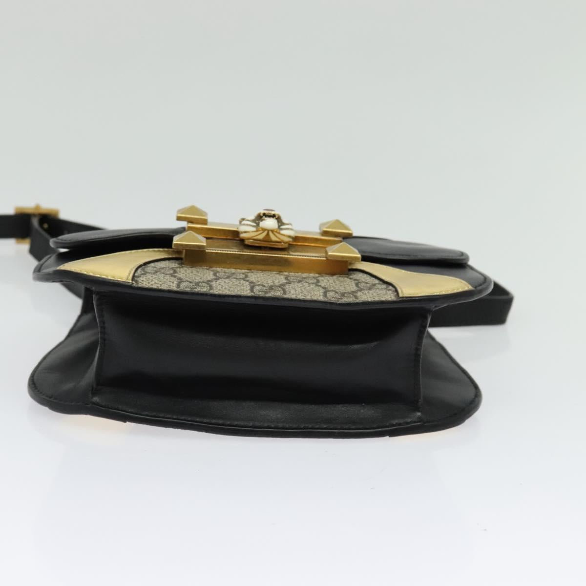 Gucci Osiride, Black, "CANVAS, LEATHER", shoulder