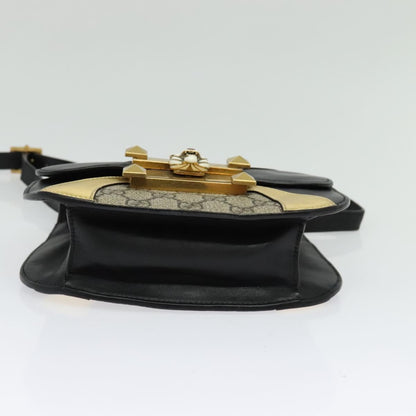 Gucci Osiride, Black, "CANVAS, LEATHER", shoulder