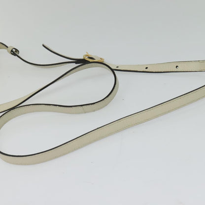 Gucci Ophidia, White, Leather, shoulder