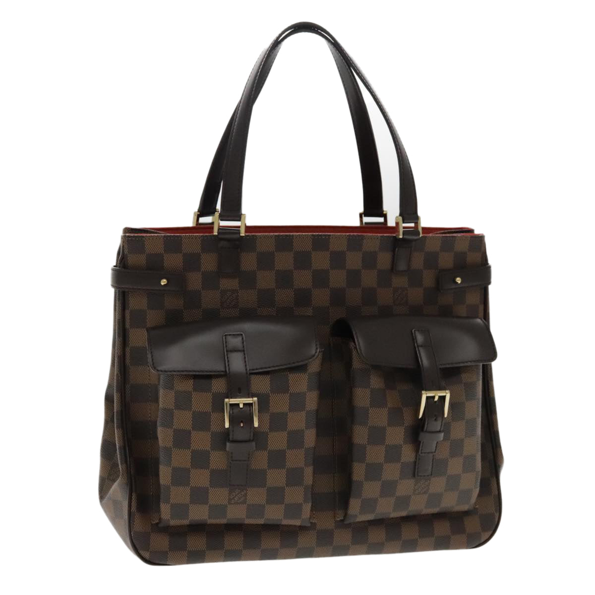 Louis Vuitton Uzes, Brown, Canvas, tote