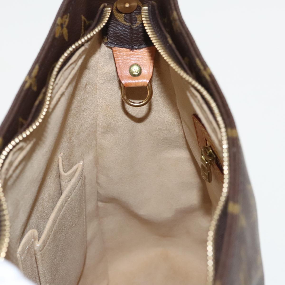 Louis Vuitton Looping GM, Brown, Canvas, handbag