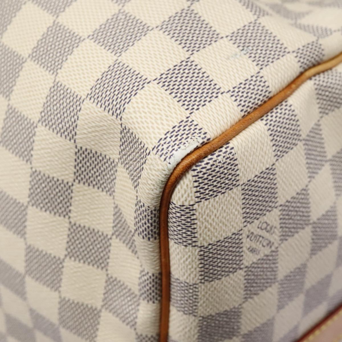 Louis Vuitton Keepall Bandoulière 55, White, Canvas, travel