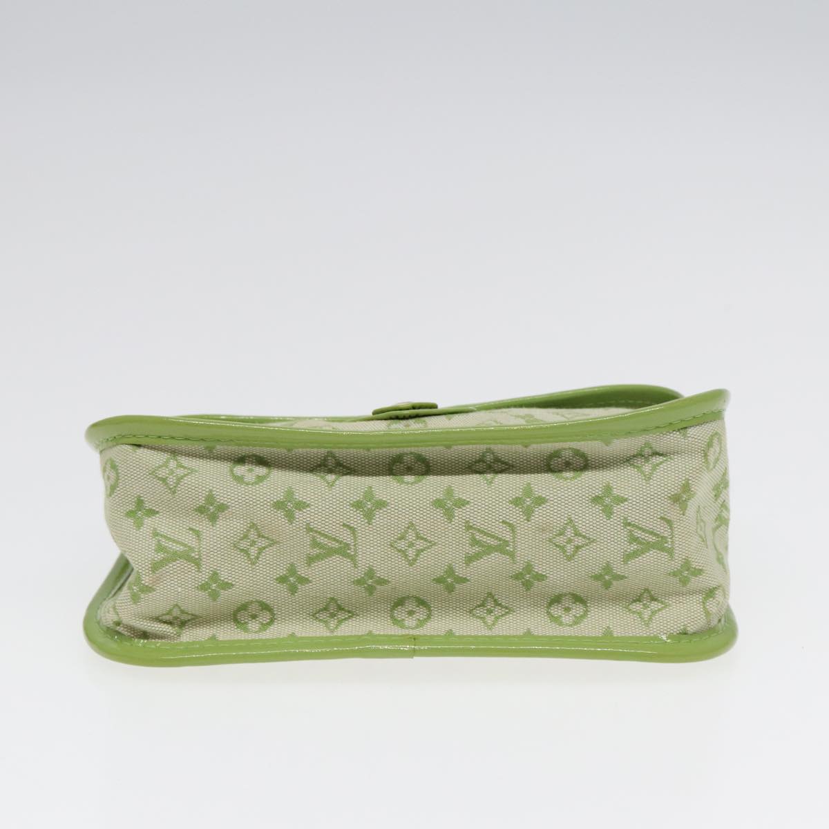 Louis Vuitton Marie, Green, Canvas, clutch