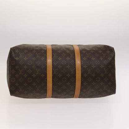 Louis Vuitton Keepall 50, Brown, Canvas, travel