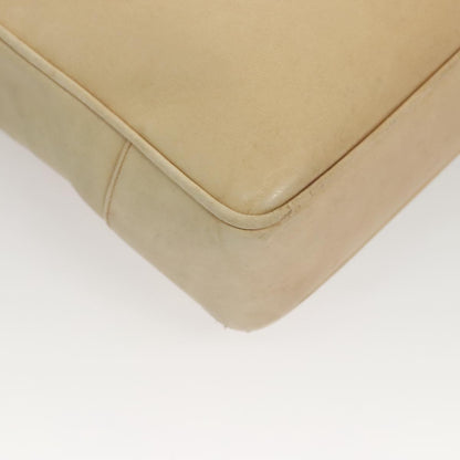 Chanel Coco Mark, Beige, Leather, shoulder