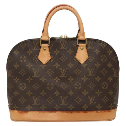 Louis Vuitton Alma, Brown, Canvas, handbag