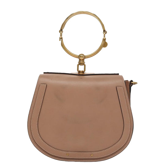 Chloé Nile, Beige, Leather, handbag