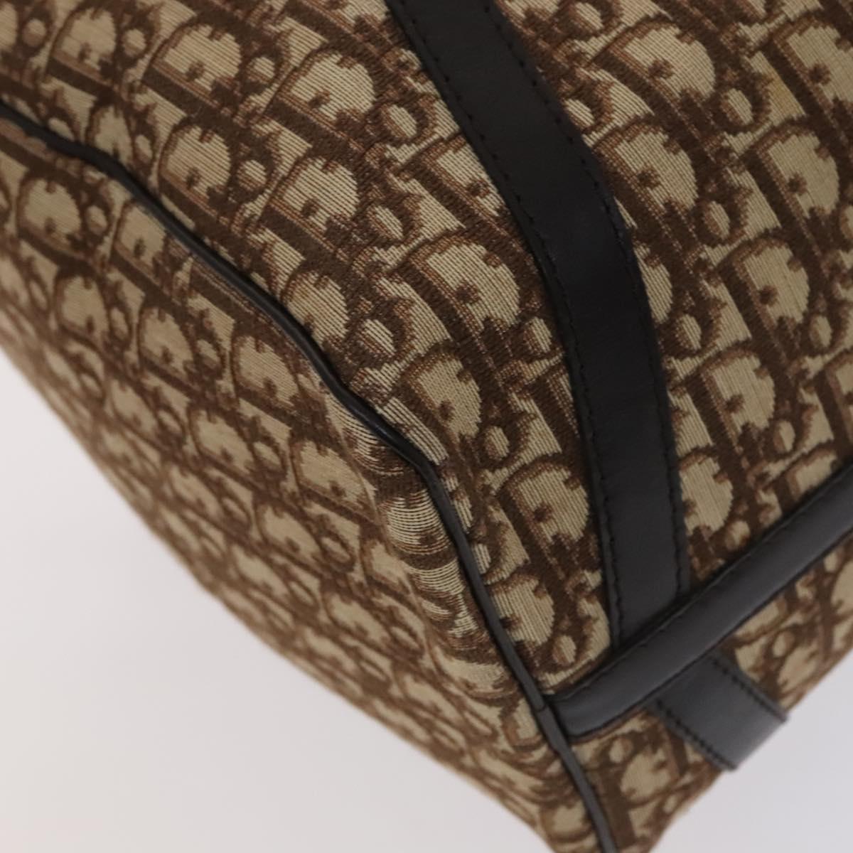 Dior Boston, Brown, Canvas, travel
