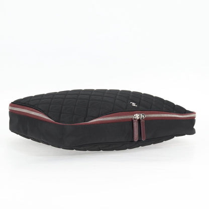 Chanel Cc, Black, NYLON, clutch