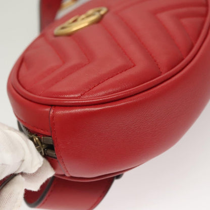 Gucci GG Marmont, Red, Leather, shoulder