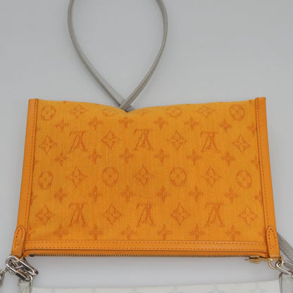 Louis Vuitton Flat messenger, Grey, Canvas, shoulder