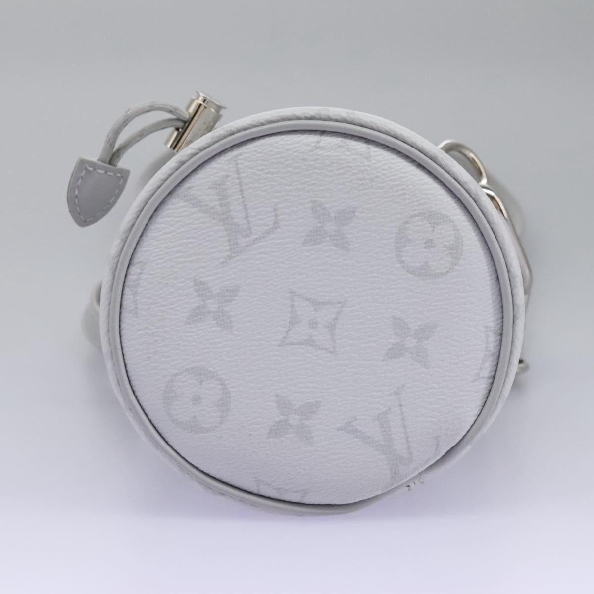 Louis Vuitton Chalk Nano, Grey, Canvas, shoulder