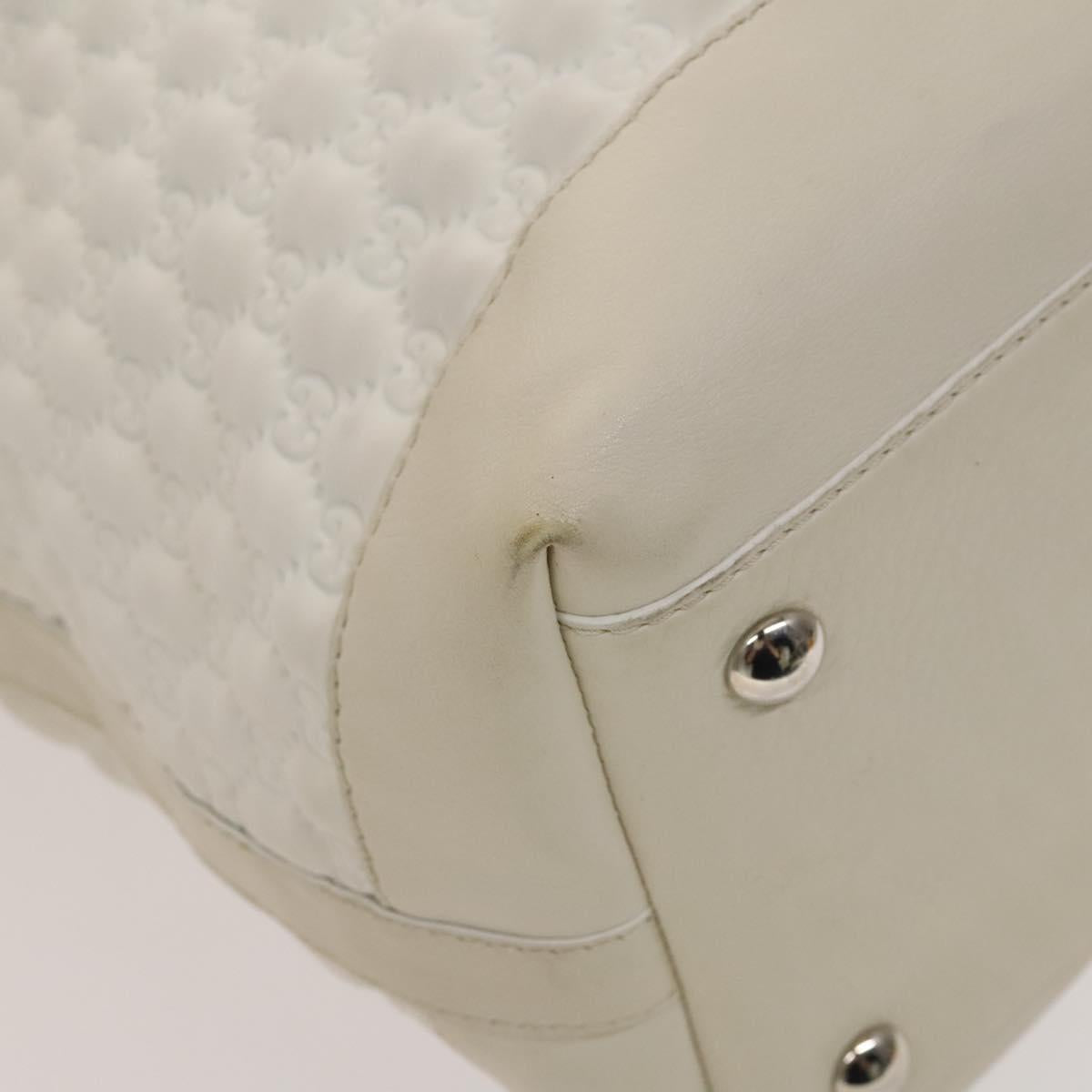Gucci Horsebit, White, Leather, handbag