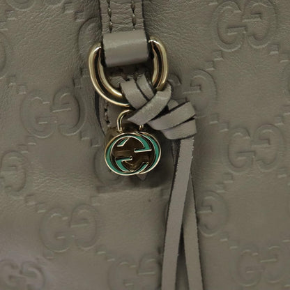 Gucci Bree, Grey, Leather, handbag