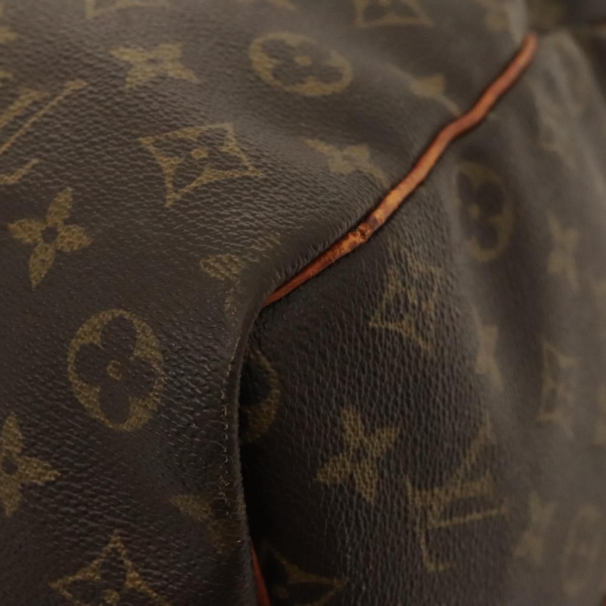Louis Vuitton Keepall Bandoulière 60, Brown, Canvas, travel