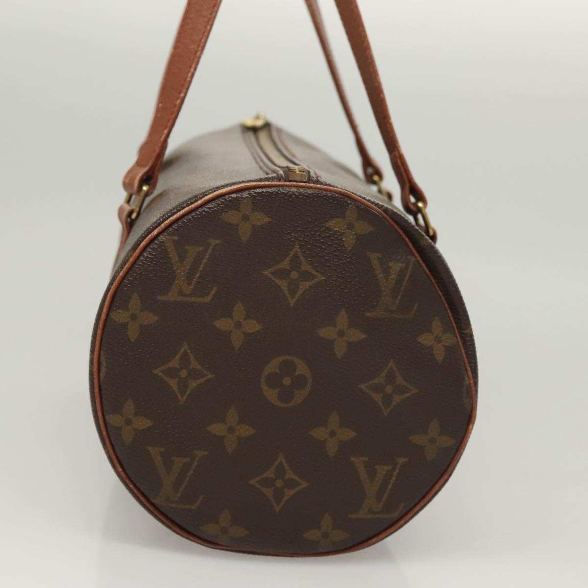Louis Vuitton Papillon Handbag Monogram Canvas, BROWN, CANVAS, Handbag