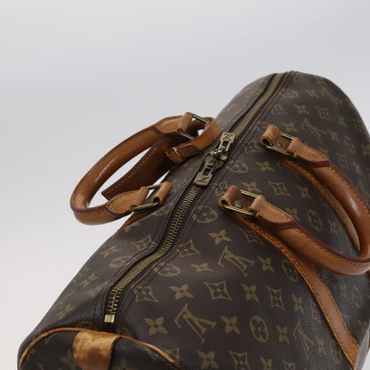 Louis Vuitton Keepall 45, Brown, Canvas, travel