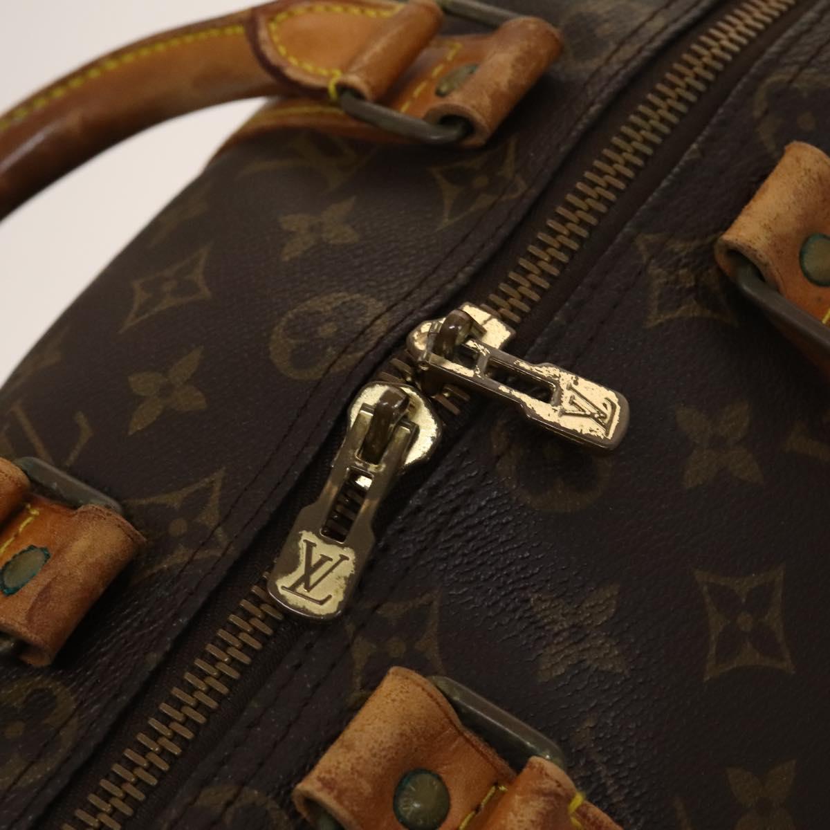 Louis Vuitton Keepall Bandouliere 45, Brown, Canvas, travel