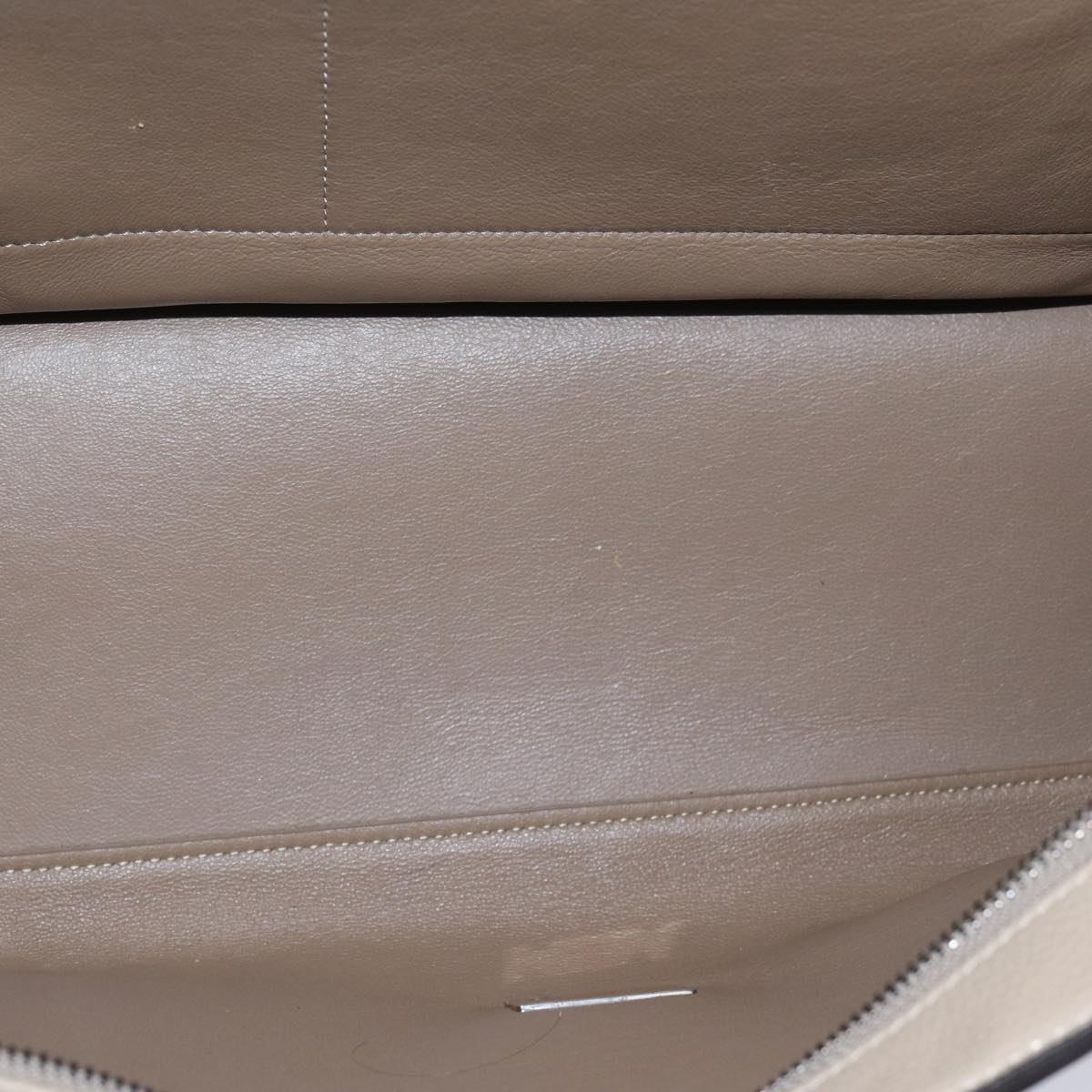 Céline Trapèze, Beige, Leather, handbag