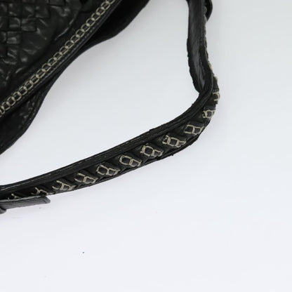 Bottega Veneta, Black, Leather, tote