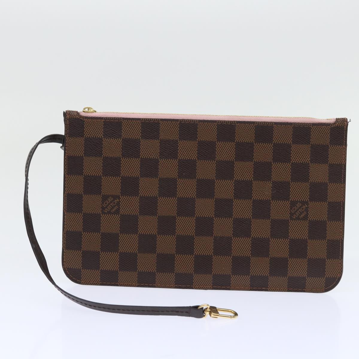 Louis Vuitton Neverfull MM, Brown, Canvas, tote