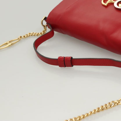Gucci Zumi, Red, Leather, shoulder