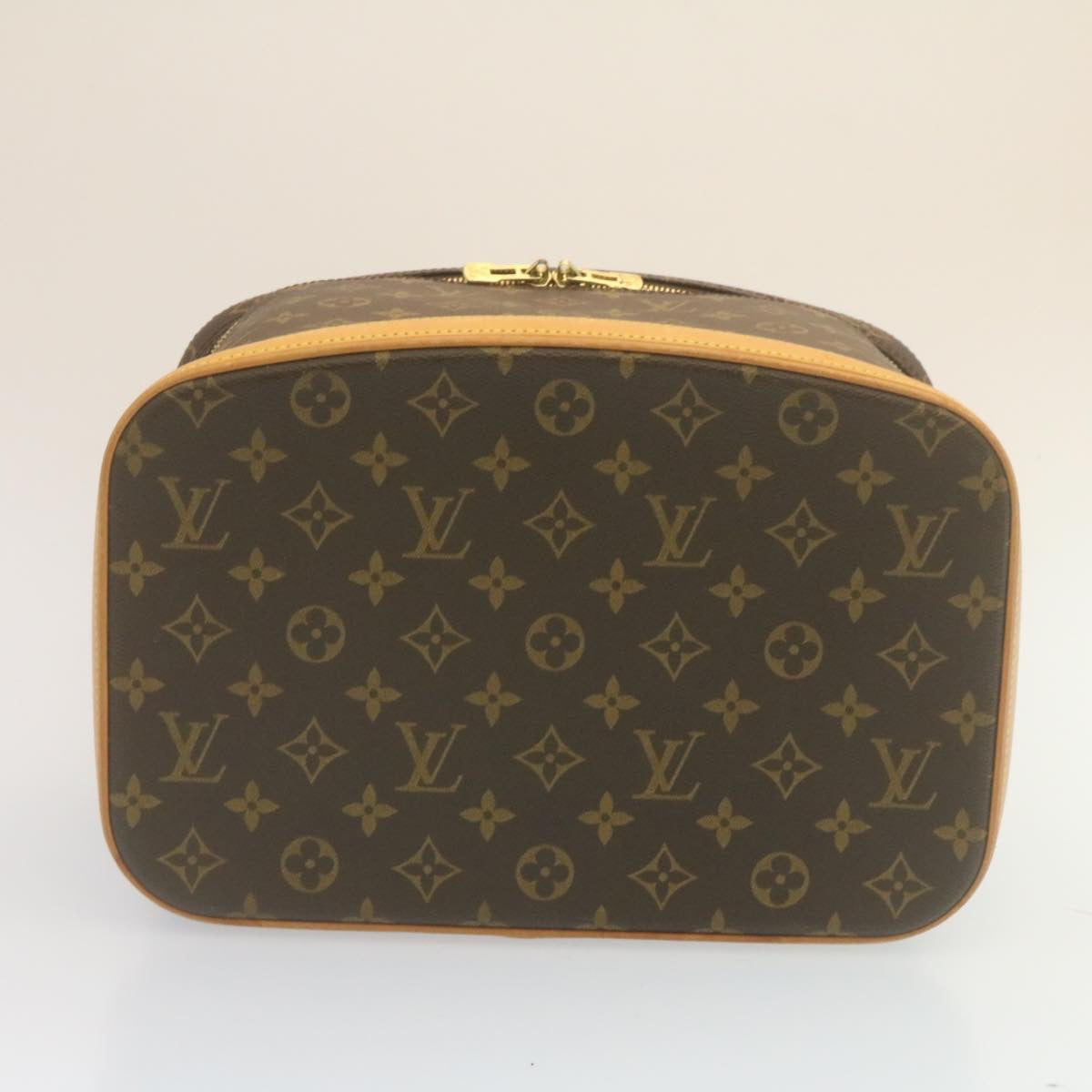 Louis Vuitton Vanity, Brown, Canvas, shoulder