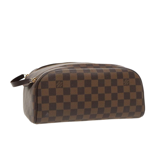 Louis Vuitton Trousse de Toilette, Brown, Canvas, clutch