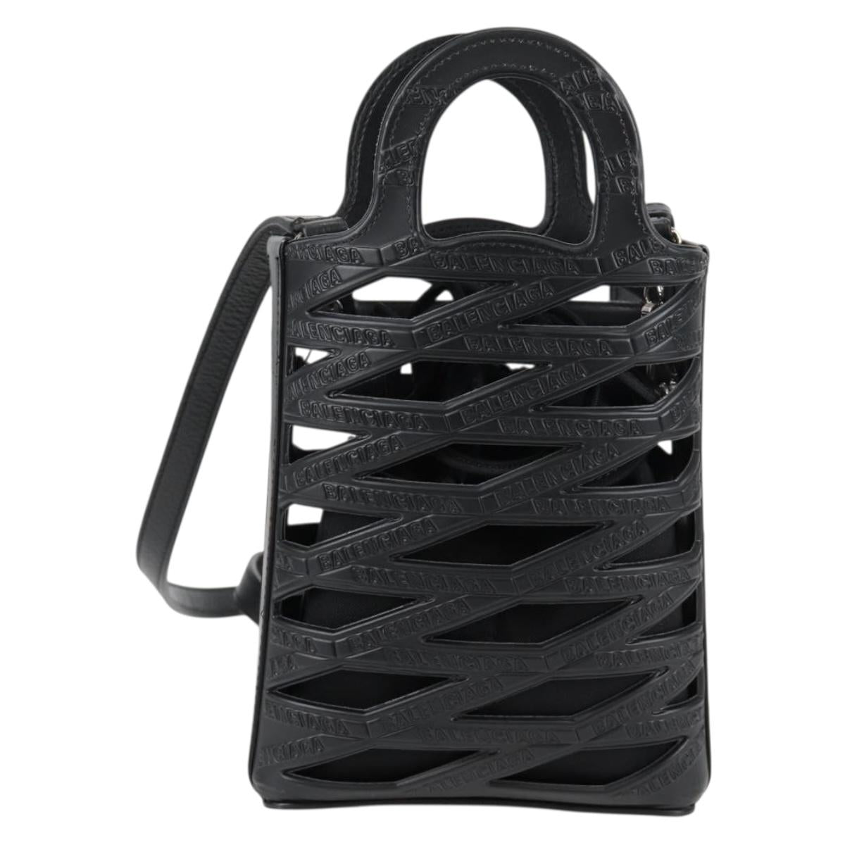 Balenciaga, Black, Leather, handbag