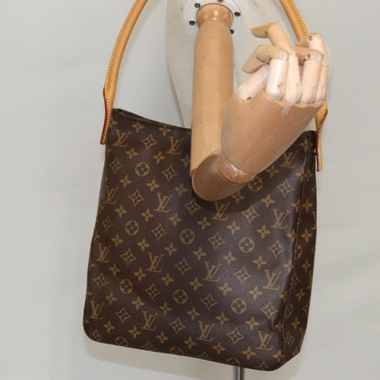 Louis Vuitton Looping GM, Brown, Canvas, handbag