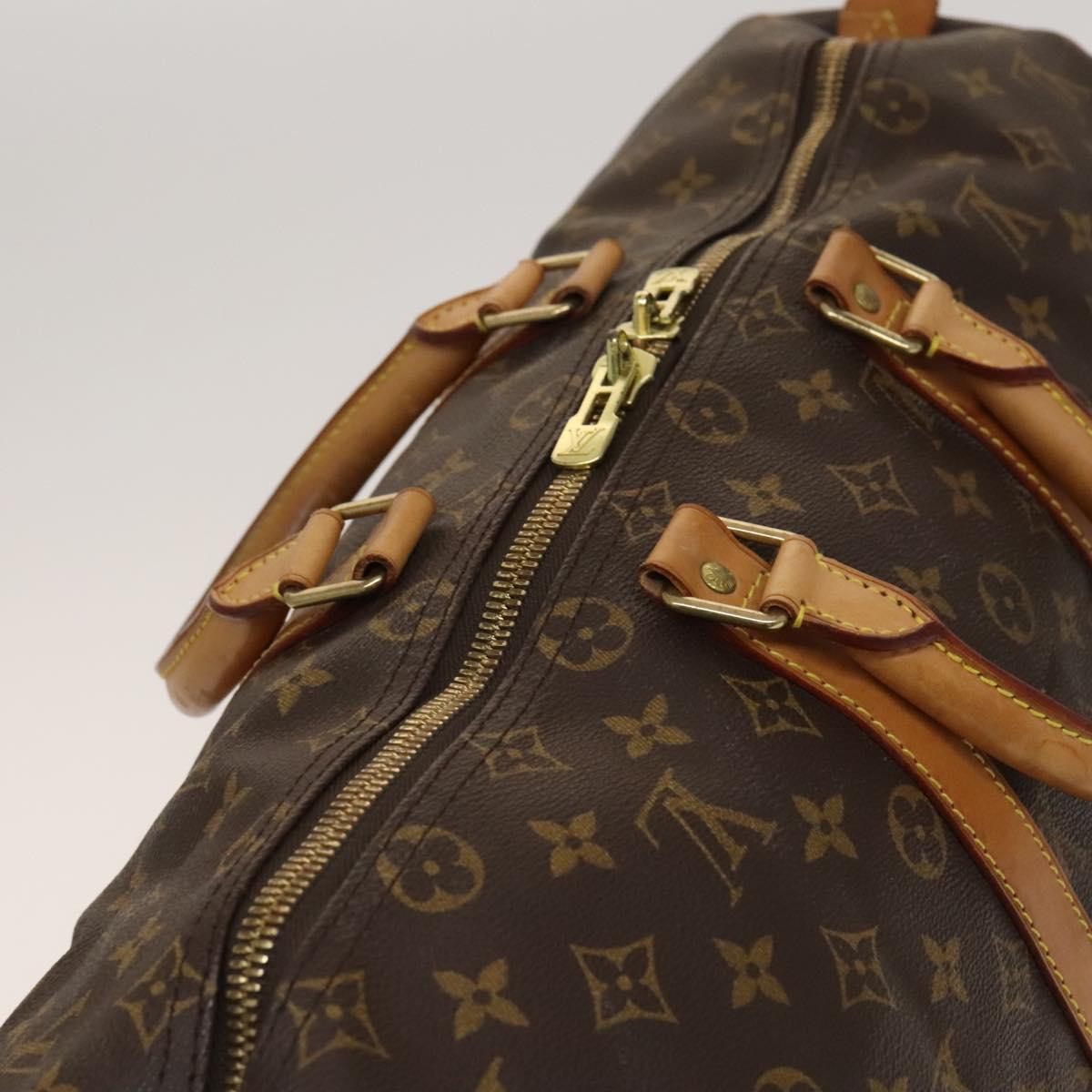 Louis Vuitton Keepall 45, Brown, Canvas, travel