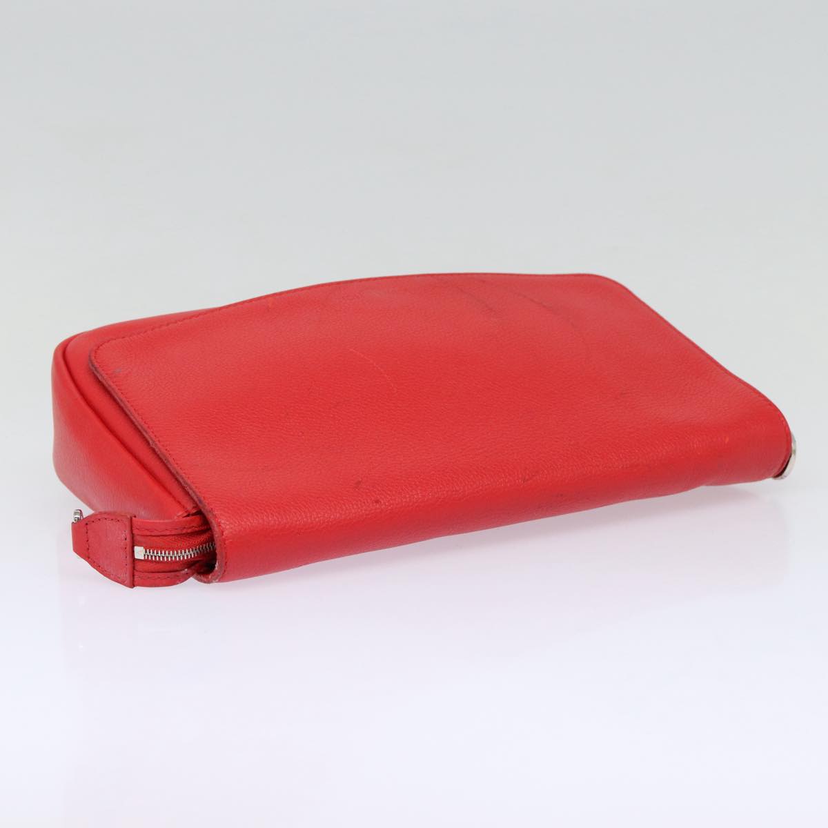 Louis Vuitton Parnassea, Red, Leather, clutch