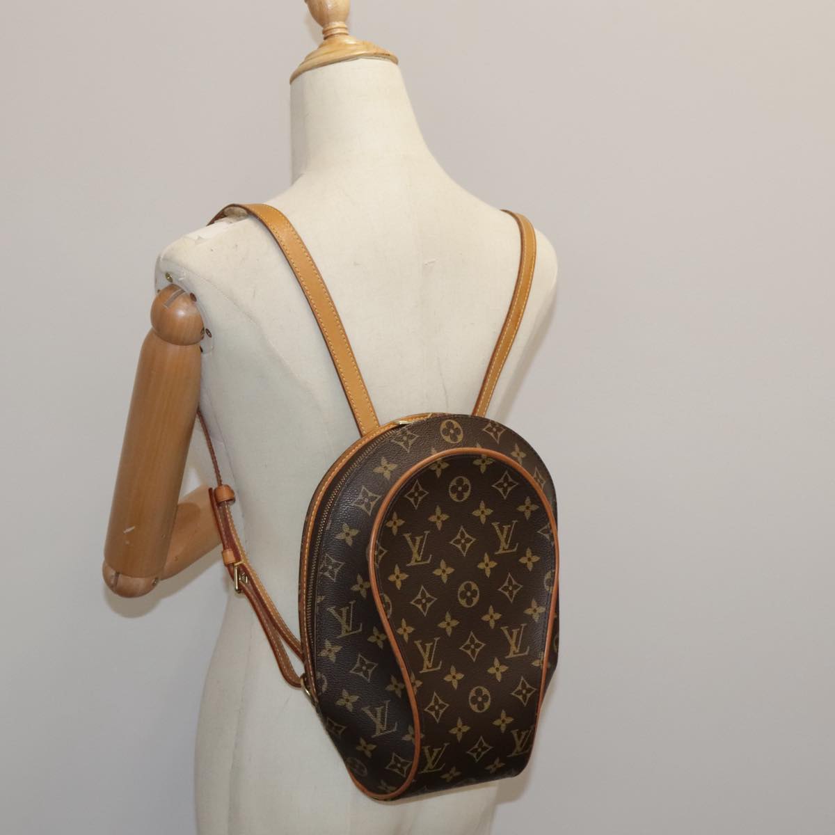 Louis Vuitton Ellipse, Brown, Canvas, backpack