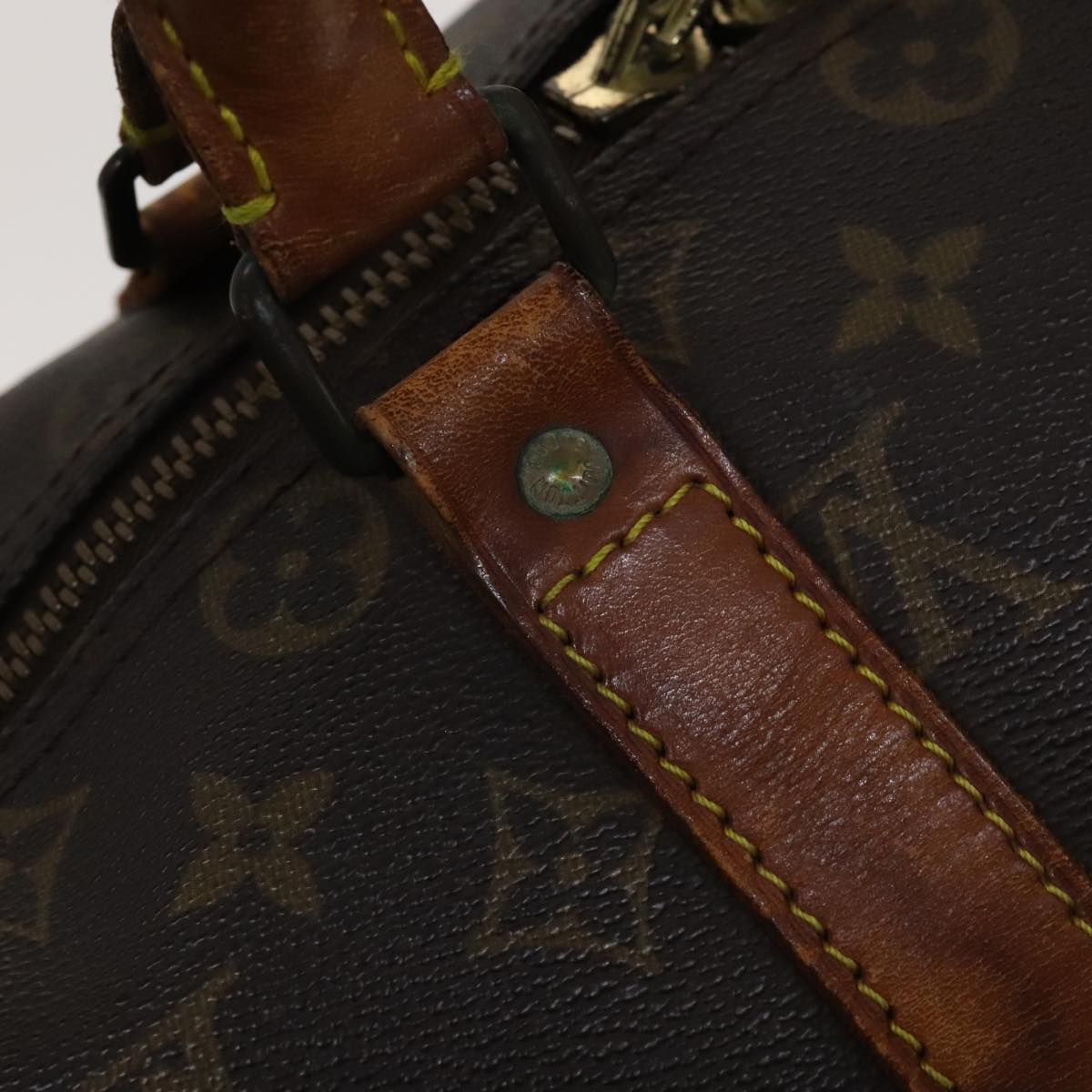 Louis Vuitton Keepall 45, Brown, Canvas, travel