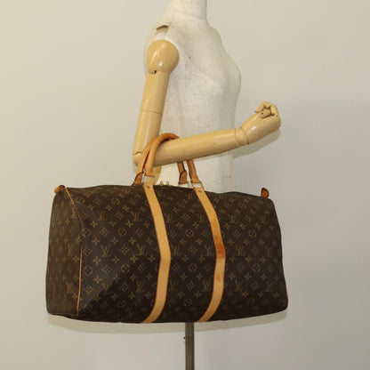 Louis Vuitton Keepall 50, Brown, Canvas, travel