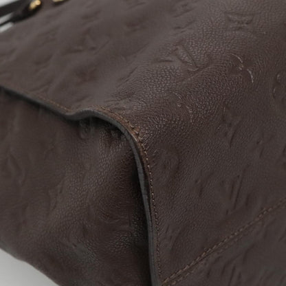 Louis Vuitton Lumineuse, Brown, Leather, tote