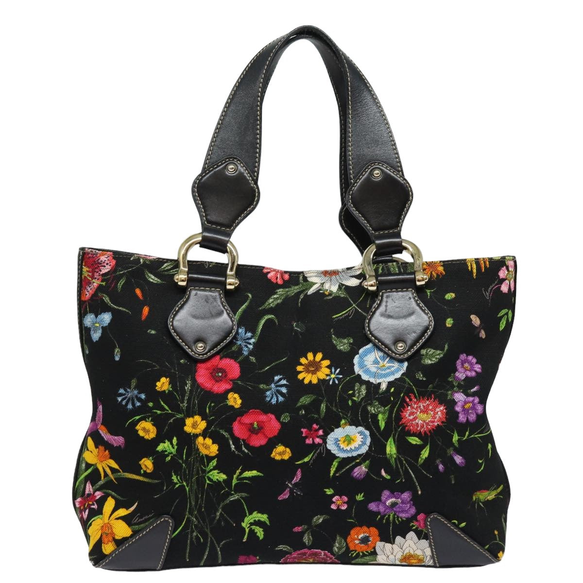 Gucci Flora, Multicolour, Canvas, tote