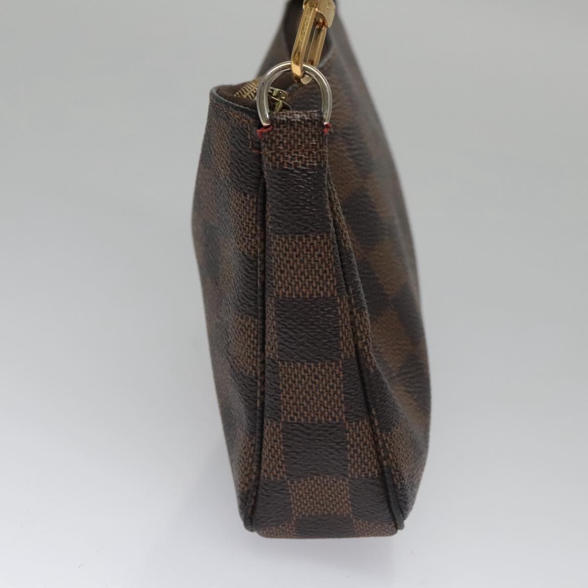 Louis Vuitton Pochette Accessoire, Brown, Canvas, clutch