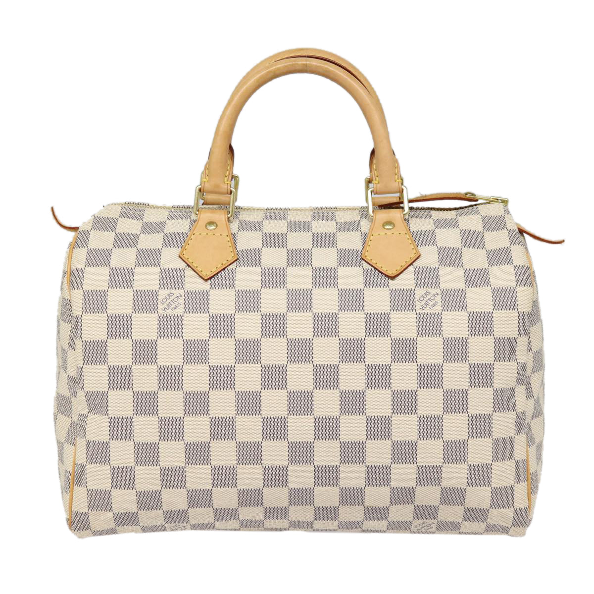 Louis Vuitton Speedy 30, White, Canvas, handbag