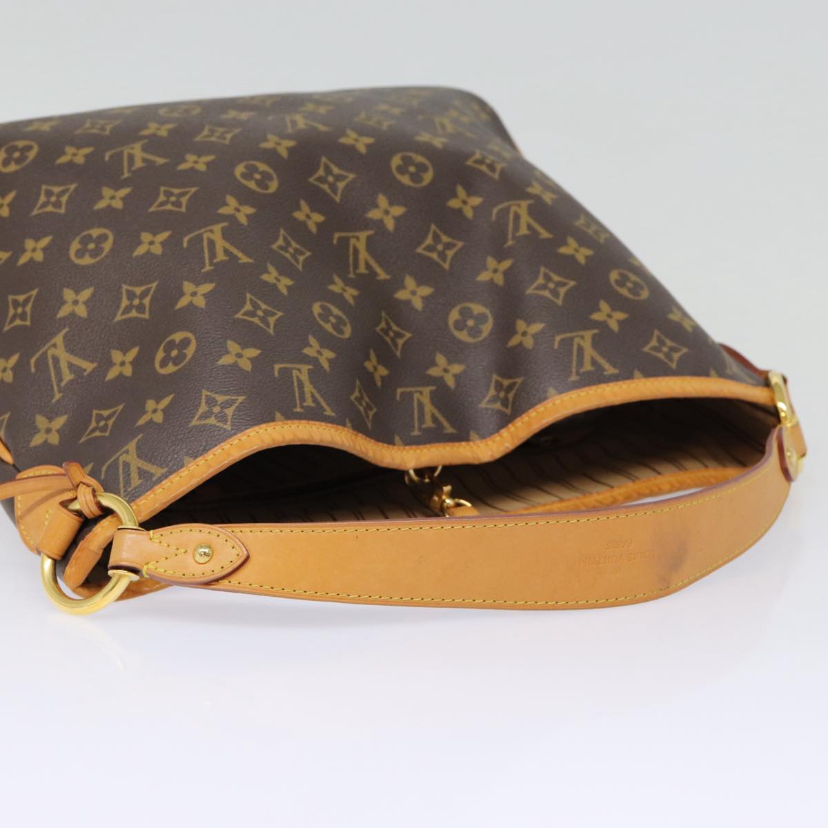 Louis Vuitton Delightful, Brown, Canvas, shoulder