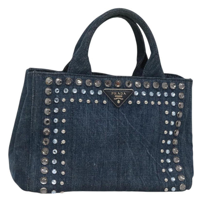 Prada Canapa, Blue, Denim - Jeans, tote