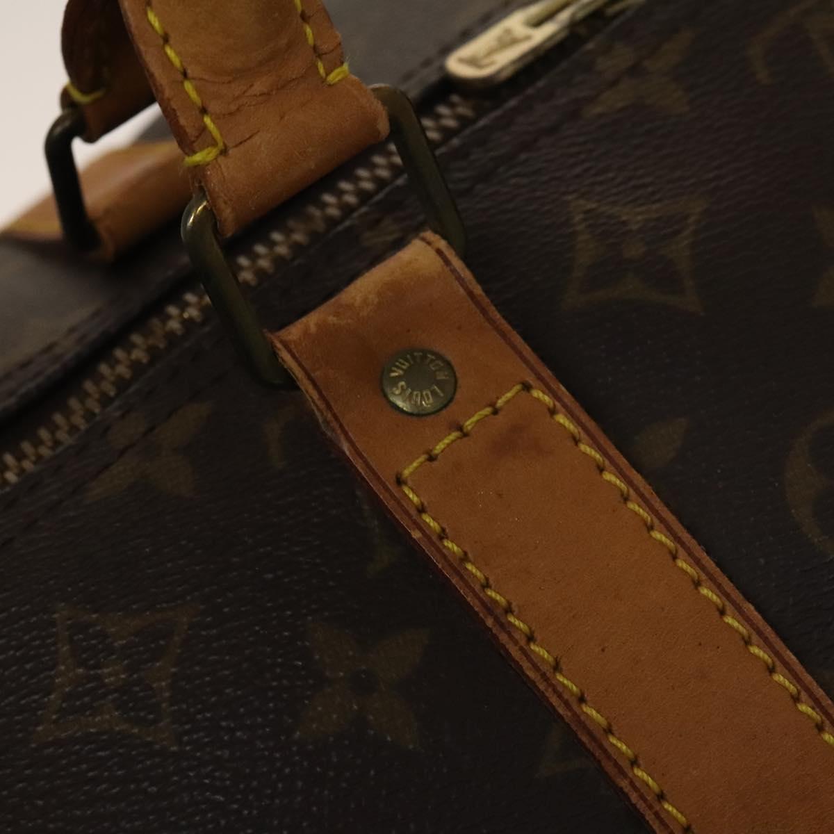 Louis Vuitton Keepall 60, Brown, Canvas, travel